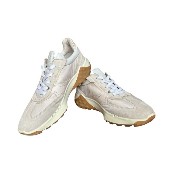 ECCO Retro 70s Comfort Sneaker Limestone Cream Beige Size 41 - Picture 2 of 11